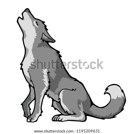 Wolf Howling Clipart | Free download on ClipArtMag