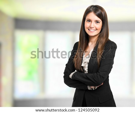 Beautiful businesswoman portrait