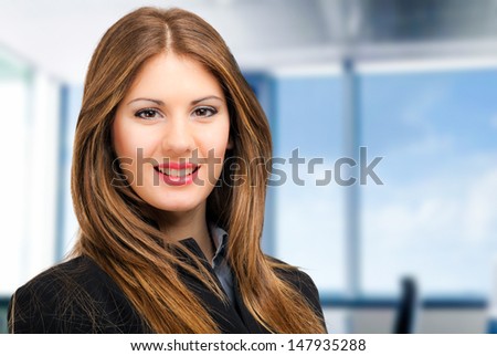 Beautiful secretary portrait