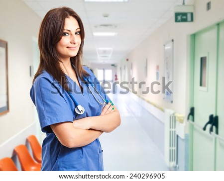 Beautiful nurse portrait