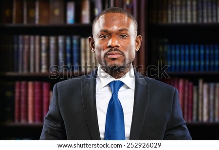 Black lawyer portrait