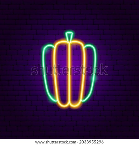 Carambola Neon Sign. Vector Illustration of Fruit Promotion.