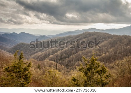 Dramatic Skies Great Smoky Mountains NC