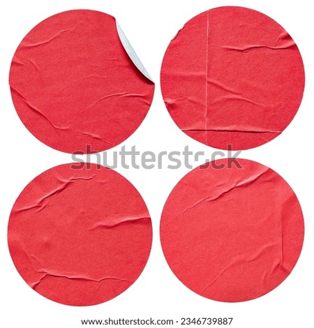 Similar – Image, Stock Photo red-white-red. Red color tears on a white background.