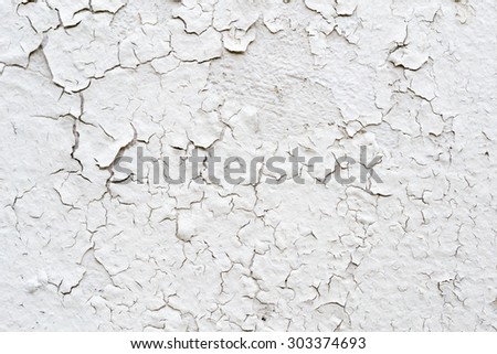 Cracked Paint on Wall