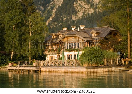 a house on the lake