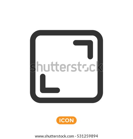 Fullscreen Vector Icon