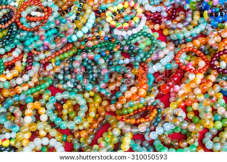 Colorful beads bangles (Every where is the same , no copyright , can take picture for sale)