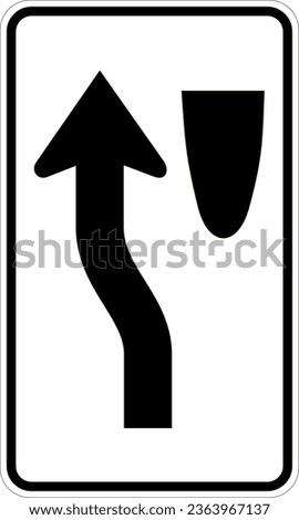 Vector graphic of a usa Keep Left MUTCD highway sign. It consists of the wording Keep Left and a horizontal arrow contained in a white rectangle
