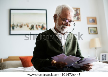 Image, Stock Photo grandpa Living or residing