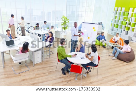 Group of Business People in the Office