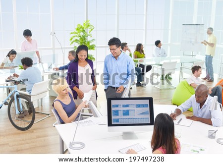 Group of Business People in the Office