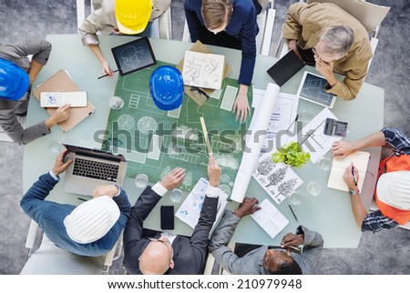 Architects Planning Around the Conference Table