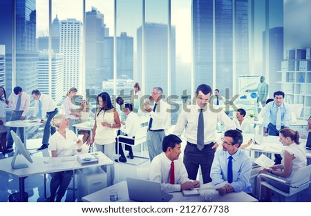 Business People Working in an office