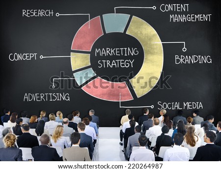 Business People Learning About Marketing Strategy