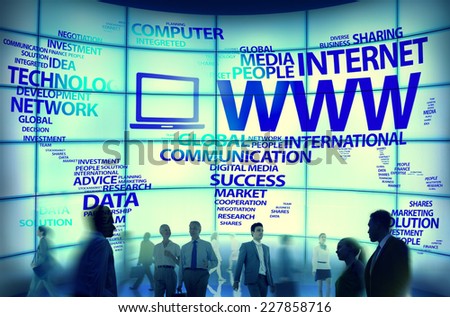 World Wide Web Global Connection Data Internet Concept