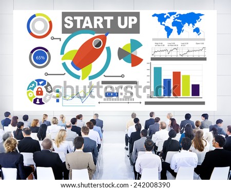 Corporate Business People Seminar Start Up Conference Concept