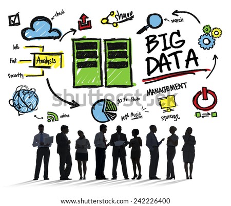 Business People Big Data Discussion Communication Concept