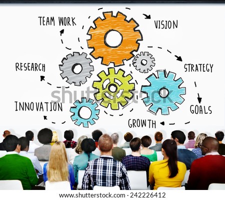 Teamwork Research Vision Strategy Goals Growth Innovation Concept