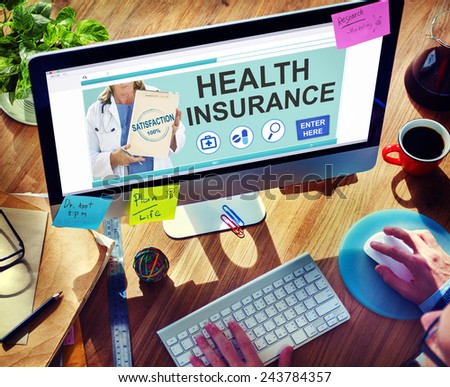 Health Insurance Safety Healthcare Protection Office Working Concept