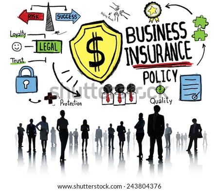 Crowd People Team Safety Risk Business Insurance Concept