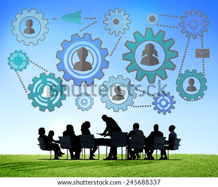 Community Business Team Partnership Collaboration Support Concept