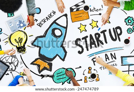Start Up Business Launch Success People Meeting Concept