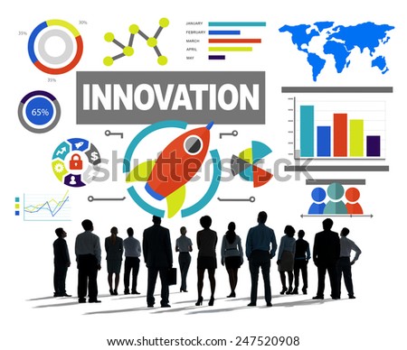 Crowd Business People Creativity Growth Success Innovation Concept