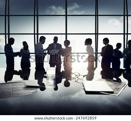 Business People Discussion Ideas Planning Teamwork Concept