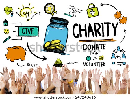 Assistance Volunteer Support Give Help Donate Charity Concept