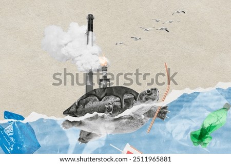Similar – Image, Stock Photo Dirty oceans Environment