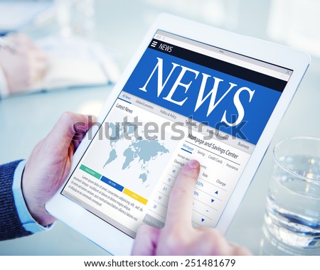 News Update Latest Information Headline Media Article Concept