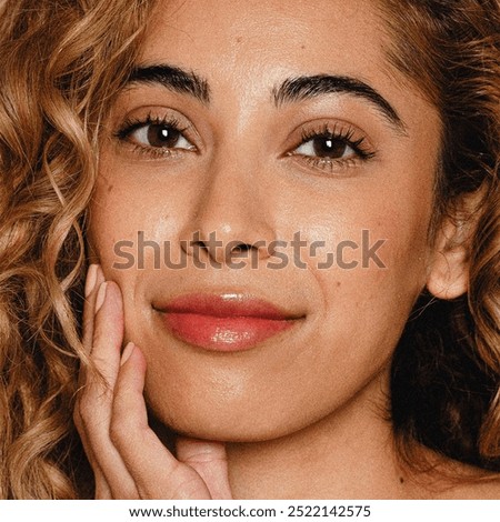 Similar – Image, Stock Photo female face in high key