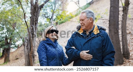 Similar – Image, Stock Photo Blind Moment Man