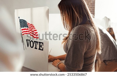 Similar – Image, Stock Photo #A0# Election Day. (At least) For a good feeling.