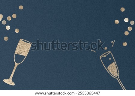 Similar – Image, Stock Photo Celebration with champagne