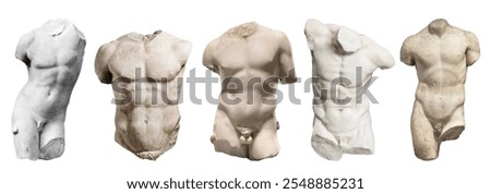 Similar – Image, Stock Photo Male torso with a lot of moles,