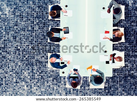 Business Team Board Room Meeting Discussion Strategy Concept