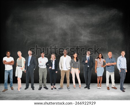 Group of Diverse Community Cheerful People Concept