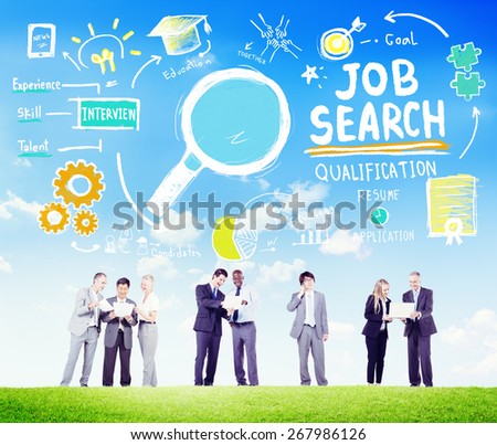 Business People Discussion Aspiration Job Search Concept