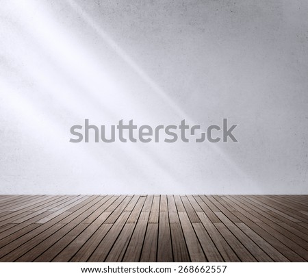 Concrete Room Corner Shadow Sunlight Wallpaper Concept
