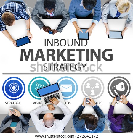 Inbound Marketing Strategy Commerce Solution Concept