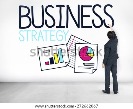 Business Strategy Planning Marketing Data Analysis Concept