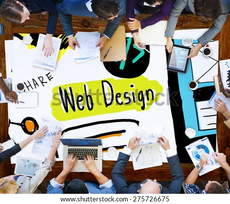 Web Design Media Content Light Bulb Inspiration Concept