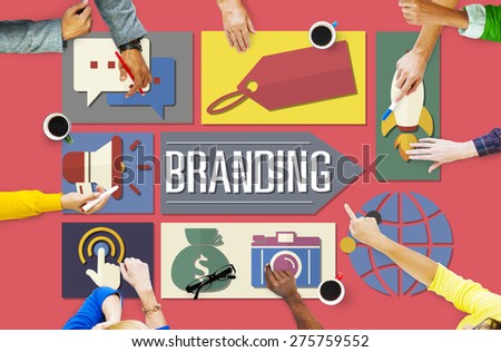 Branding Advertising Business Global Marketing Concept