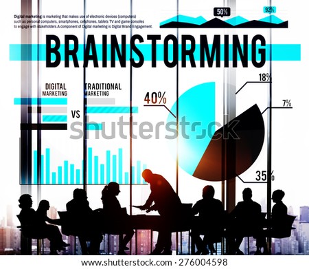Brainstorming Communication Meeting Strategy Planning Concept