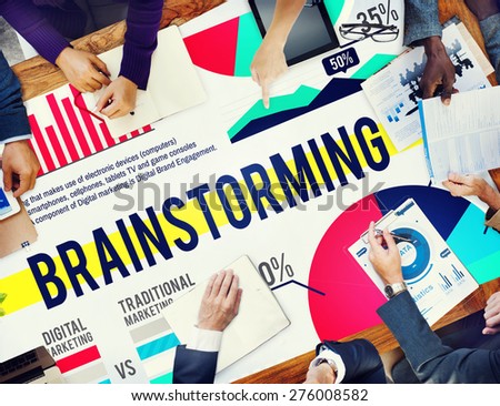 Brainstorming Communication Meeting Strategy Planning Concept