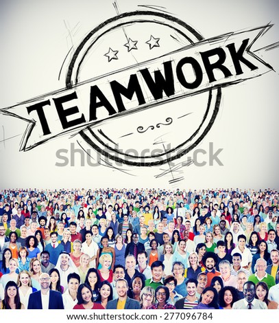 Teamwork Team Collaboration Connection Cooperation Concept