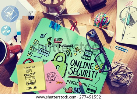Online Security Password Information Protection Privacy Internet Concept