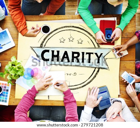 Charity Donation Volunteer Help Support Concept